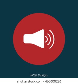 Web icon. Volume