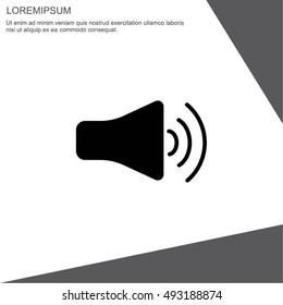 Web icon. Volume