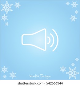 Web icon. Volume