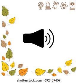 Web icon. Volume. vector illustration