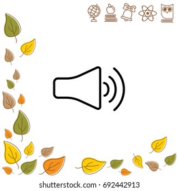 Web icon. Volume. vector illustration