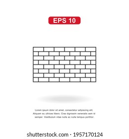 web icon wall sign isolated on white background. Simple vector illustration.