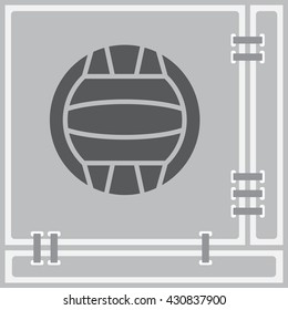 Web icon. Water polo