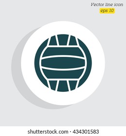 Web icon. Water polo