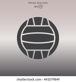 Web icon. Water polo