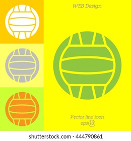 Web icon. Water polo