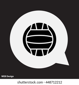 Web icon. Water polo