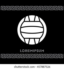 Web icon. Water polo