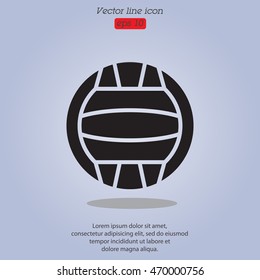 Web icon. Water polo