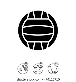 Web icon. Water polo