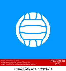 Web icon. Water polo