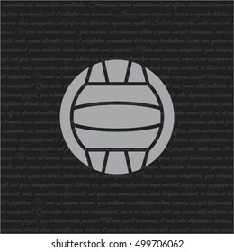 Web icon. Water polo