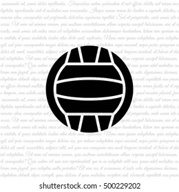 Web icon. Water polo