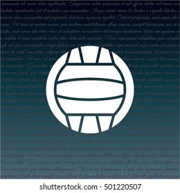 Web icon. Water polo