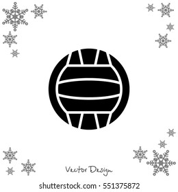 Web icon. Water polo