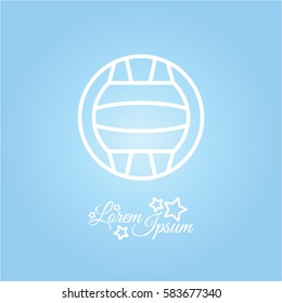 Web icon. Water polo