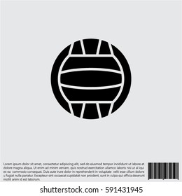 Web icon. Water polo