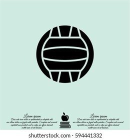 Web icon. Water polo