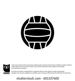 Web icon. Water polo