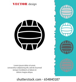 Web icon. Water polo