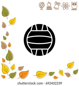 Web icon. Water polo