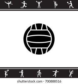 Web icon. Water polo