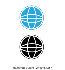 Web icon. Website icon page symbol for your web design. Internet world vector 5 3 0