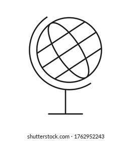 Web icon. Website vector icon. Internet world vector on white background