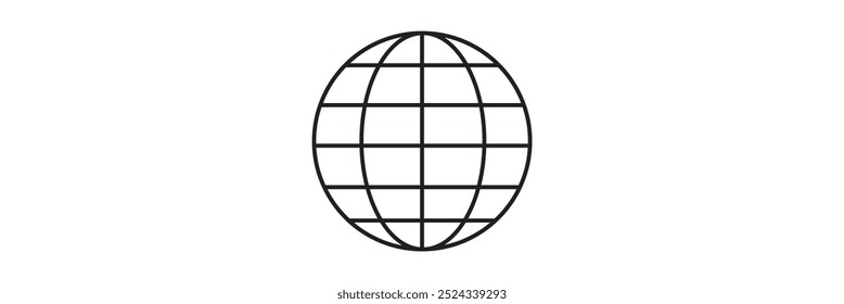 Web icon. Website vector icon. Internet world vector on white background. eps 10