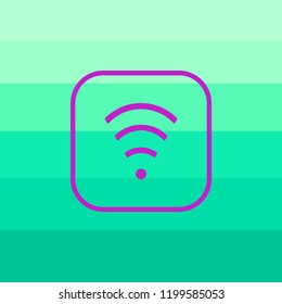 web icon wifi symbol wireless internet network vector