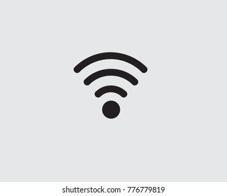 web icon wifi symbol wireless internet network vector