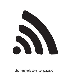 Web icon Wi-Fi. Wireless icon. Flat design style.  WiFi Zone Sign. Remote Access And Radio Waves Communication Symbols. 