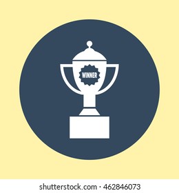 Web Icon of Winning Trophy.