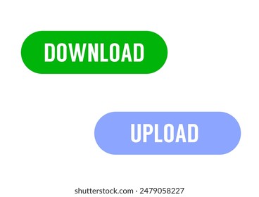 web icon with the words download and upload