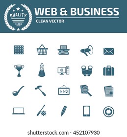 
Web icon,business icon,vector