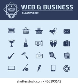 Web icon,business icon,vector