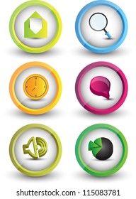 web icon/button set