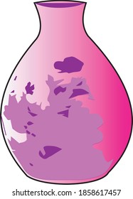 Icono web,flor pot, bueno para el diseño ilustrador de vectores de iconos, blanco y negro