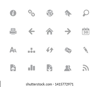 Web Icons // 32 pixels Icons White Background - Vector icons designed to work in a 32 pixel grid at ten percent.