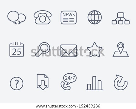 Web icons