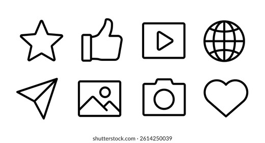 web icons. app icon set