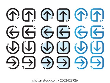 Marcador de iconos Web Iconos Web y Mobile más útiles para interfaces Elementos de diseño vectorial