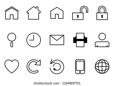 web icons for business, vector - Vector