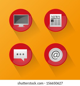 Web icons and buttons