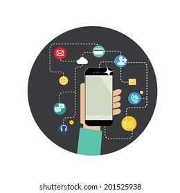 web icons of buying product, online shop and e-commerce symbol and shopping elements.
