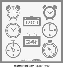 Web icons - clock, time