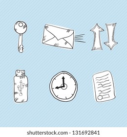 Web Icons (collection set) Hand Draw