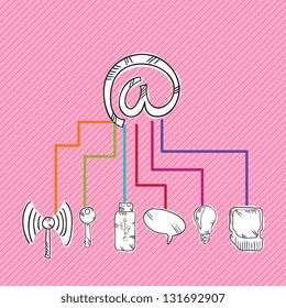 Web Icons (collection set) Hand Draw