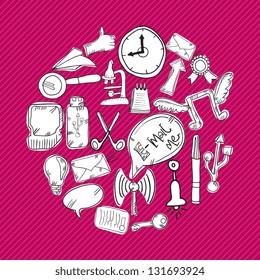 Web Icons (collection set) Hand Draw