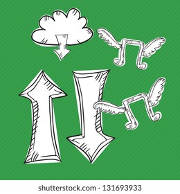 Web Icons (collection set) Hand Draw